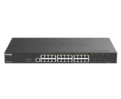 Switch Smart+ 24 Port Giga PoE at 375W + 4 SFP+