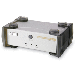 Switch KVM desktop 1 PC vers 2 consoles VGA USB
