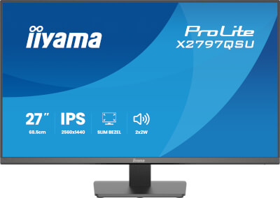 Moniteur 27'' ultra mince IPS quad HD HP