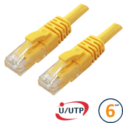 Cordon RJ45 Cat 6 U/UTP Primacy 5m jaune