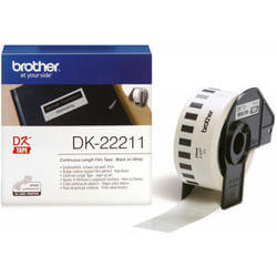 Ruban continu film adhésif 29mm noir / blanc