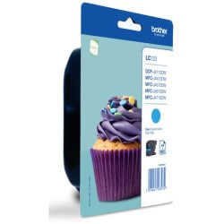 Cartouche d'encre blister cyan LC123C