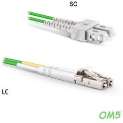 Jarretière OM5 LC/UPC SC/UPC Duplex Primacy 10m