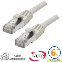 Cordon RJ45 Cat 6a F/UTP Primacy LSZH 20m beige