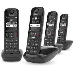 Téléphone DECT Gigaset AS690 (pack de 4)