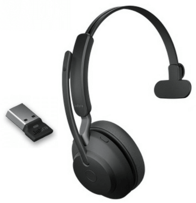 Casque Evolve2 65 mono UC USB-A+ dongle