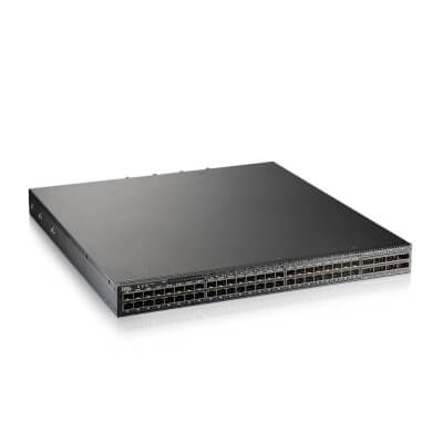 Switch 19" L3 48 x SFP28 + 8 x QSFP28 alim. DC