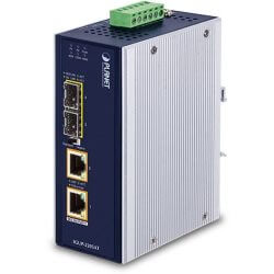 Transceiver Indus 2xRJ45 Giga PoE bt 180W 2xSFP
