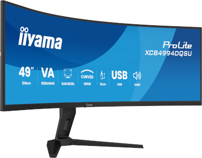 Moniteur VA incurvé ultra-large 32:9 de 49 pouces