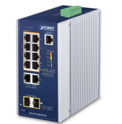 Switch Indus L2 10xGiga dont 8 PoEbt 2xSFP