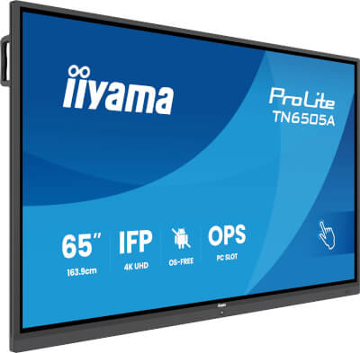 Ecran interactif 65'' IPS 40pts 4K HP + subwoofer