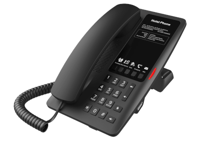 Téléphone SIP H4-Hotel 2 comptes SIP noir