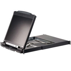 Console KVM rack. double rail TFT 19" 16 ports