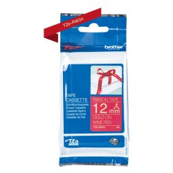 Ruban TZER tissus Or sur Bordeaux 12mm (4m)