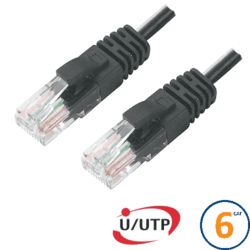 Cordon RJ45 Cat 6 U/UTP Primacy 5m noir
