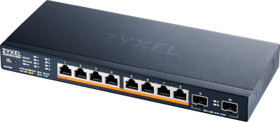 SWITCH 8 PORTS 2,5 GIGA POE ++ 130W- 2 SFP+