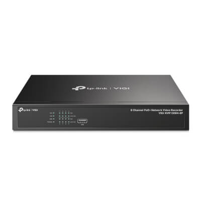 NVR 8 canaux 8 RJ45 PoE+ 53W HDMI 4K H265 1 HDD AI
