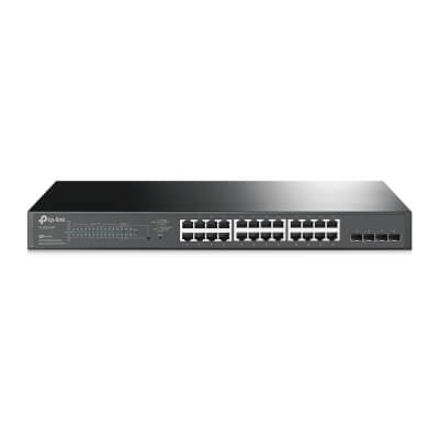 Switch JetStream 19" 24xGiga POE+ 250W + 4 SFP