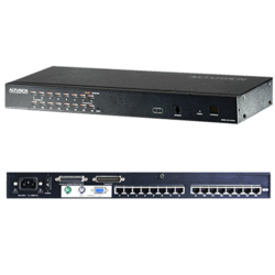 Switch KVM Pro 16 ports Cat 5 1 console