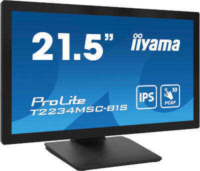Moniteur tactile 21,5" full HD VGA/HDMI/DP