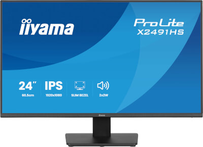 Moniteur 24" ultra mince IPS Full HD 1ms HP