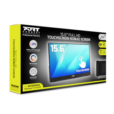 Moniteur portable tactile 15,6" Full HD HDMI USB-C