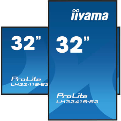 Ecran 32" IPS Full HD affichage dynamique 24/7