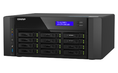 Serveur NAS Qnap TSH1290FX7302P128G