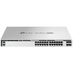 Switch Omada Campus L3 PoE+ 24x1G + 4xSFP+ stack.