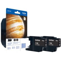 Blister de 2 cartouches d'encre noire LC1240BK