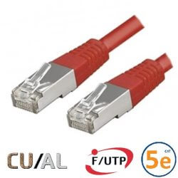 Cordon RJ45 Cat 5e F/UTP Classic  10m rouge