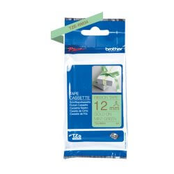 Ruban TZERM34 12mm or / vert  tissu non adhésif