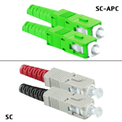 Jarretière OS2 SC/APC SC/UPC Duplex Primacy 25m