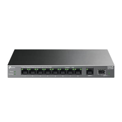 Switch 8 ports Giga POE + 1 Giga + 1 SFP