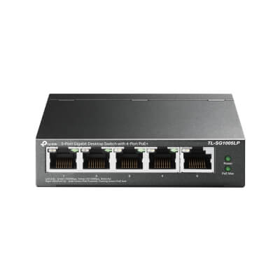 Switch 5 ports Giga dont 4 PoE+ 40W