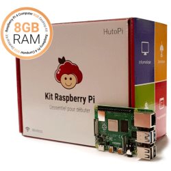 Kit Raspberry PI4 8GB + alim + boitier + SD32GB