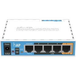 Routeur 5 ports (1 PoE) + Wifi n hAP USB (3G)