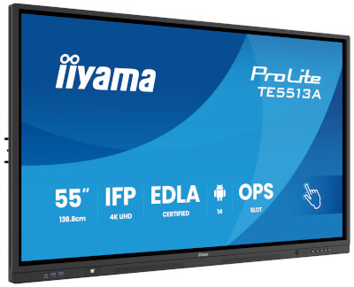 Ecran tactile 55'' IPS 4K UHD 8ms HP Android