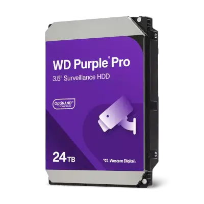 HDD WD Purple Pro Vidéo Surveillance  24To