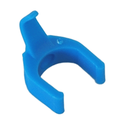 Boîte de 50 clips pour Câbles PATCHSEE bleu cyan