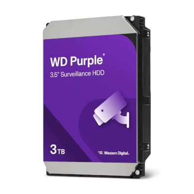 HDD WD Purple vidéosurveillance 3"1/2 Sata III 3Tb