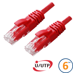 Cordon RJ45 Cat 6 U/UTP Primacy 5m rouge