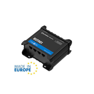 Routeur ind LTE Cat4 2 sims 1Wan 4Lan 100Mb Wifi n