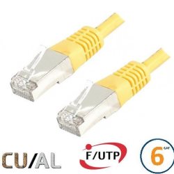 Cordon RJ45 Cat 6 F/UTP Classic 15m jaune