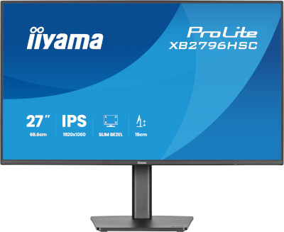Moniteur 27'' Ultra mince IPS Full HD HP