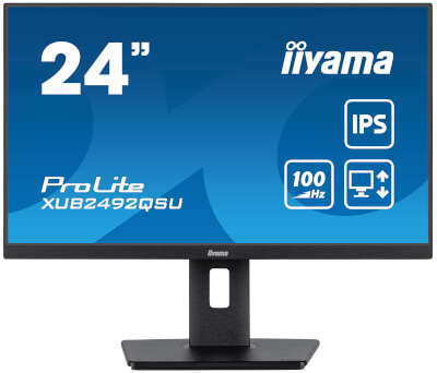 Moniteur 24" Ultra mince IPS WQHD DP/HDMI Pivot