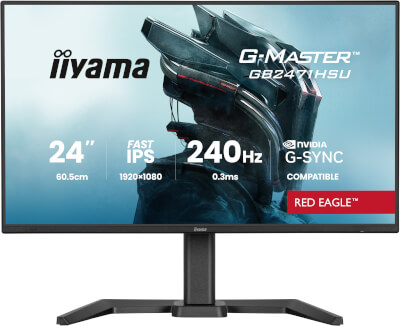 Moniteur 24'' fast IPS GMaster Red Eagle fullHD HP