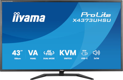 Moniteur 43'' VA G-Master Red Eagle 4K HP KVM
