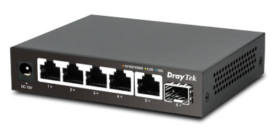 Switch compact 5 ports 2,5Giga 1 port SFP+