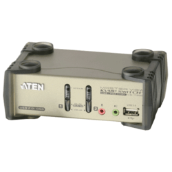 Switch KVM desktop 2 ports VGA USB audio